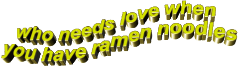 ramen love Sticker by AnimatedText