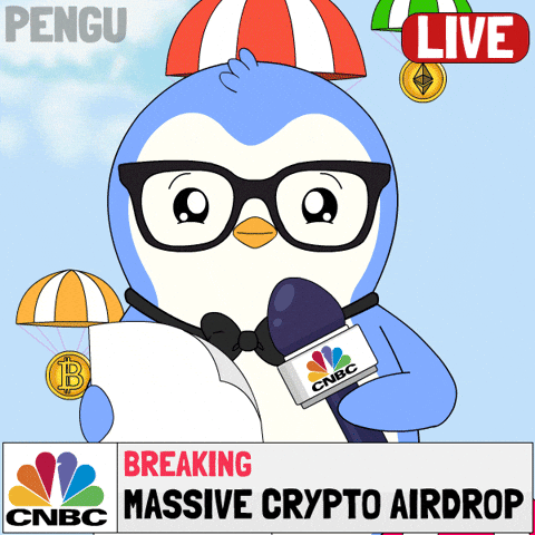 Calculating Breaking News GIF by Pudgy Penguins
