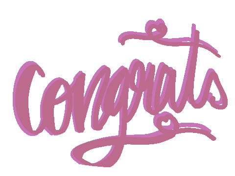 Congratulations Congrats Sticker