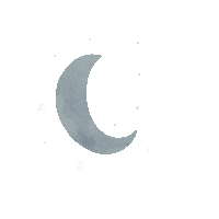 Moon And Stars Sticker