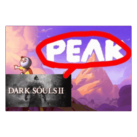 Dark Souls Peak Sticker