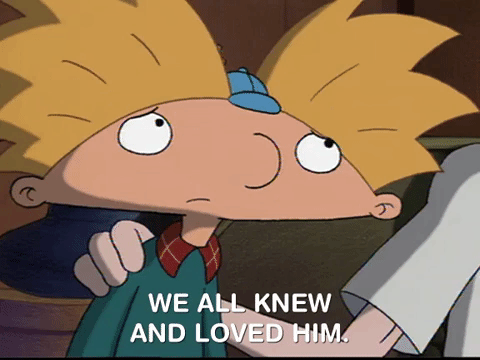 hey arnold nicksplat GIF