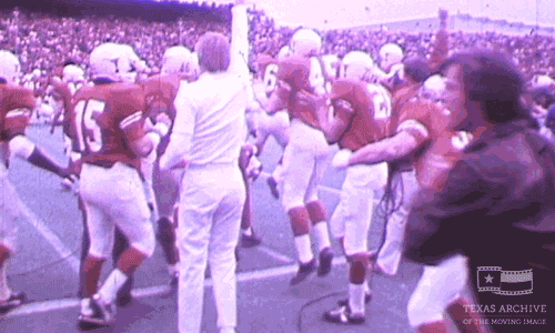 college football win GIF by Texas Archive of the Moving Image