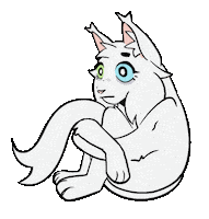 Scared Warrior Cats Sticker