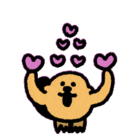 Heart Love GIF by takadabear