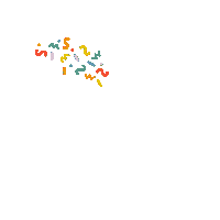 Keith Haring Party Sticker