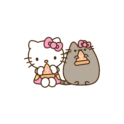 Hello Kitty Cat Sticker by Pusheen