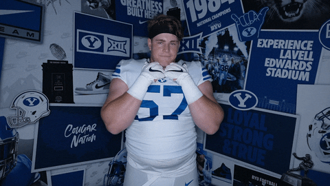 Byu Football GIF by BYU Cougars