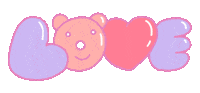 I Love You Heart Sticker by nonolottie