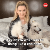 Kathryn Newton Dog GIF by BuzzFeed