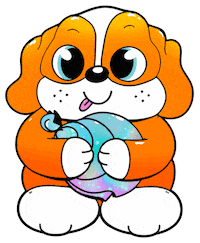 Puppy Love Sticker by La Plaga