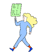 animation girl Sticker by ailujulia