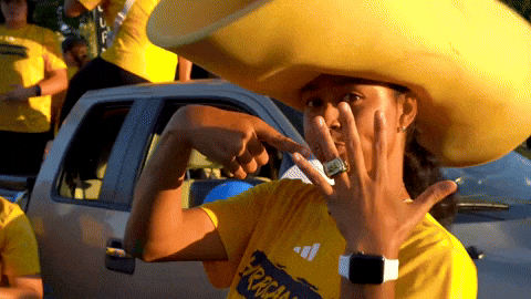 Gold Lady GIF by Georgia Southwestern State University