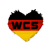 wcsgermany heart germany herz deutschland Sticker