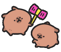 Hit What Sticker by sansanplanet