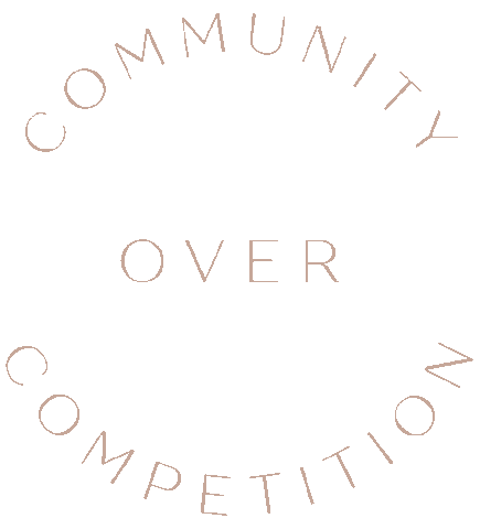 Niche Community Over Competition Sticker by TIQUE