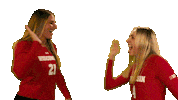 Wisconsin Volleyball Sport Sticker by Wisconsin Badgers