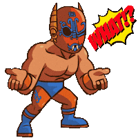 Lucha Libre What Sticker by Guerrero Maya