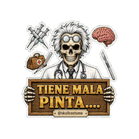 Skull Doctor Sticker