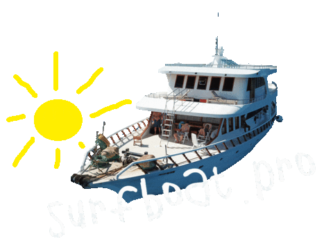 Maldives Sticker by surfboat