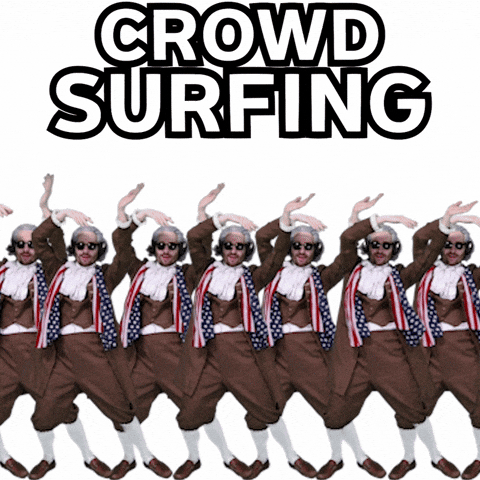 The Wave Concert GIF