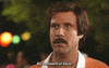 anchorman by the beard of zeus GIF