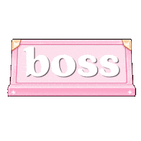 The Boss Sticker by NZ Collab