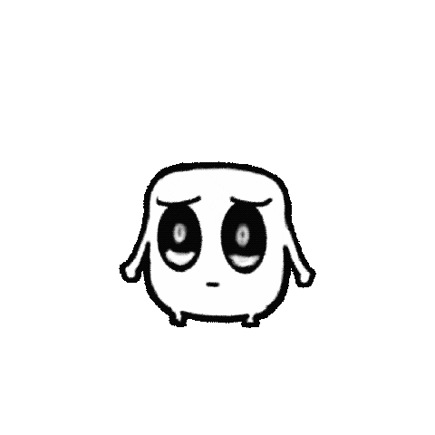 Sad Art Sticker