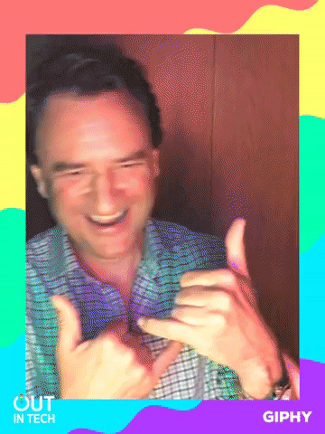 outintech GIF by Out in Tech x GIPHY | Spring Social @ Hotel Americano