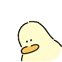 420gram00 wink character duck banana Sticker