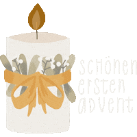 christmas candle weihnachten cozy boho Sticker