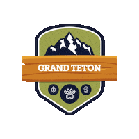 Grand Teton Sticker by Yellowstone Explorer