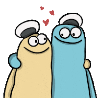 Beach Love Sticker by Regina Awang