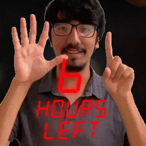 6 hours left