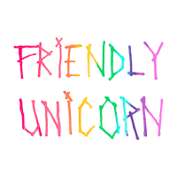 Friendlyunicorn unicorn friendly fu fufufu Sticker