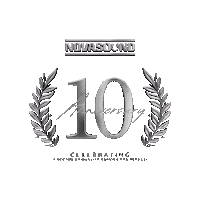 Achieve 10 Years Sticker by Nova Sound