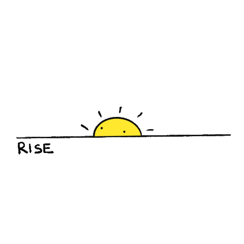 Wake Up Middle Finger Sticker by Random House