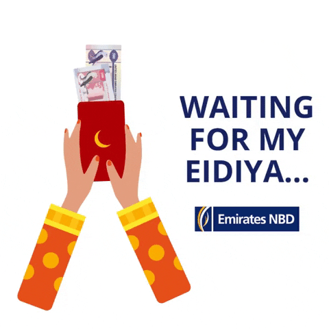 Eid Al Fitr Money GIF by EmiratesNBD