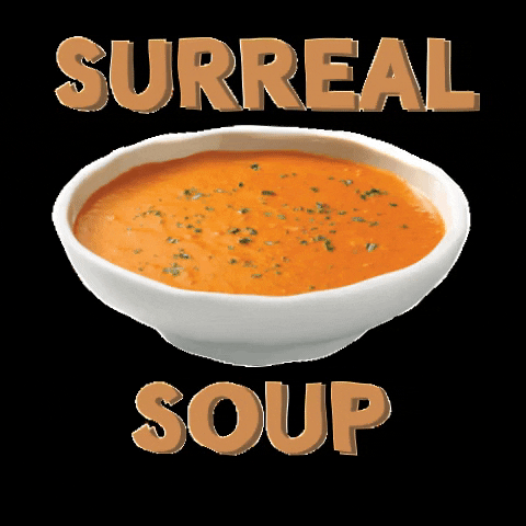 CuboidSaviour giphygifmaker food surreal soup GIF