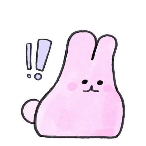 vonchons giphyupload cute surprise bunny Sticker