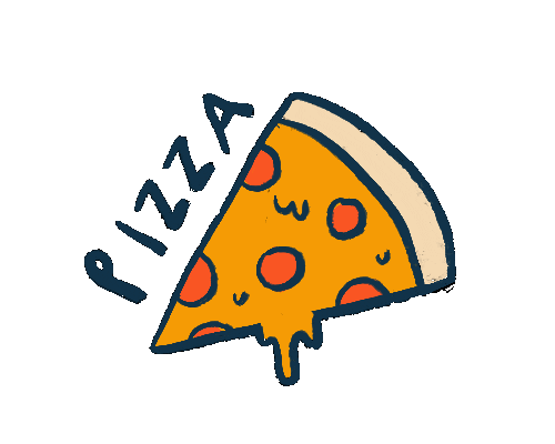 Pizza Time Food Sticker