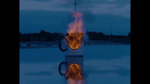 on fire GIF by Partizan