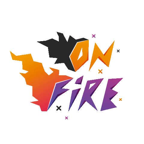 On Fire Sticker