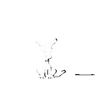 Chippy The Dog Sticker by Alissandra