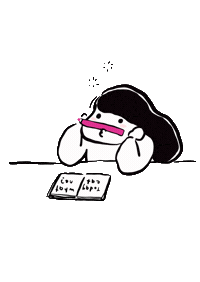 Thinking Daydreaming Sticker