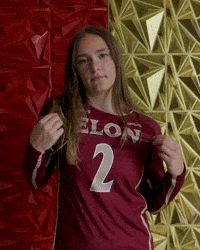 Elon Volleyball GIF by Elon Phoenix