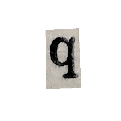 Typography Collage Sticker