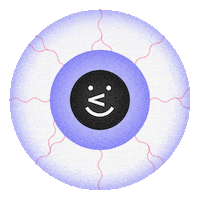 horror eyes Sticker by Friso Blankevoort