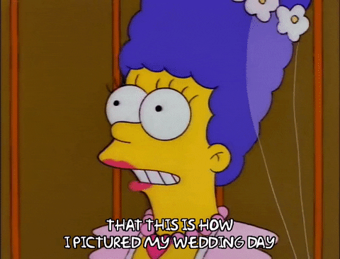Season 3 Wedding GIF by The Simpsons