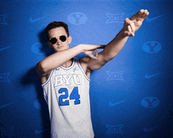 College Basketball Sport GIF by BYU Cougars